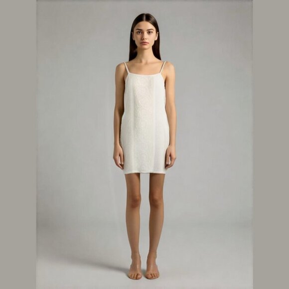 Garage Cream Lace Mini Dress Size Small - Picture 1 of 5